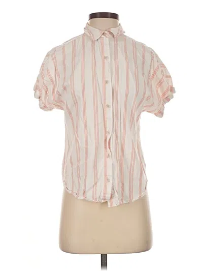 Pre-owned Universal Thread Short Sleeve Blouse In Pink