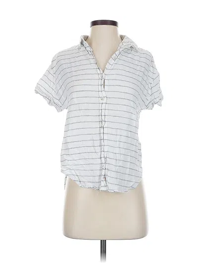 Pre-owned Universal Thread Short Sleeve Button Down Shirt In Gray