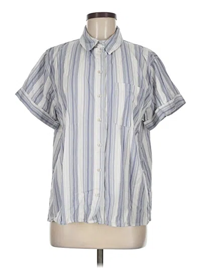 Pre-owned Universal Thread Short Sleeve Polo Shirt In Blue