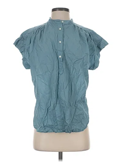 Pre-owned Universal Thread Short Sleeve Polo Shirt In Teal