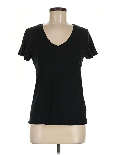 Pre-owned Universal Thread Short Sleeve Top Black V-neck Tops