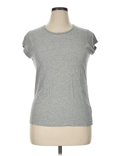 Pre-owned Universal Thread Short Sleeve Top Gray Crew Neck Tops