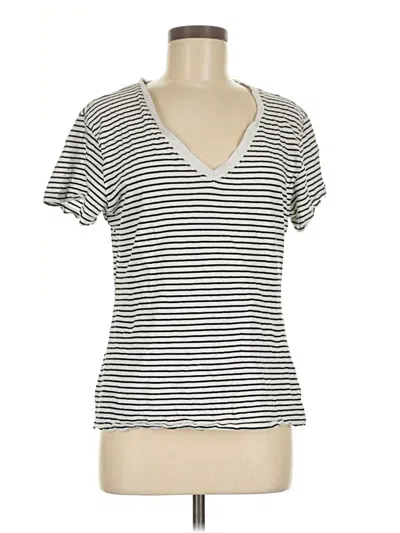 Pre-owned Universal Thread Short Sleeve Top Gray V Neck Tops