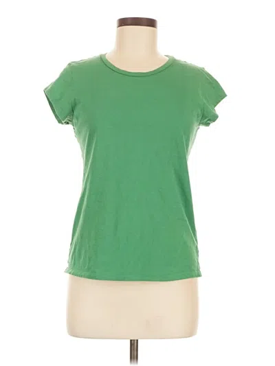 Pre-owned Universal Thread Short Sleeve Top Green Crew Neck Tops