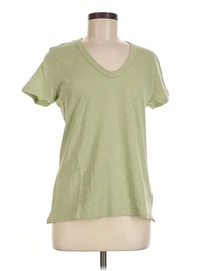 Pre-owned Universal Thread Short Sleeve Top Green V-neck Tops