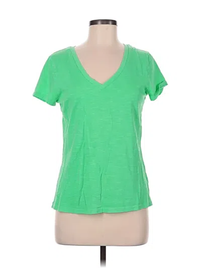 Pre-owned Universal Thread Short Sleeve Top Green V-neck Tops