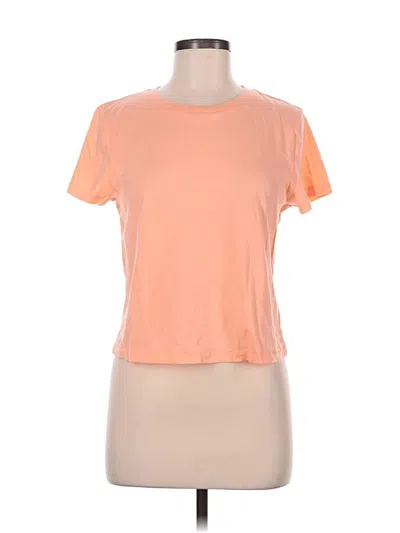 Pre-owned Universal Thread Short Sleeve Top Orange Crew Neck Tops