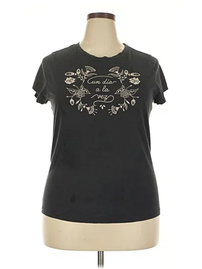 Pre-owned Universal Thread Short Sleeve T-shirt In Black