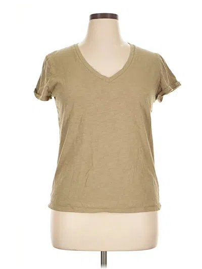 Pre-owned Universal Thread Short Sleeve T-shirt In Brown