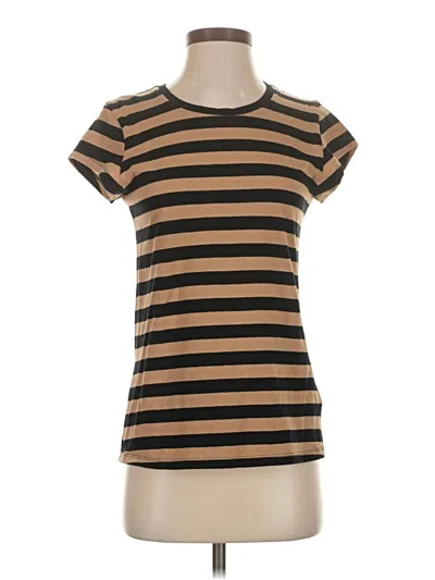 Pre-owned Universal Thread Short Sleeve T-shirt In Brown