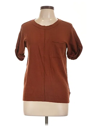 Pre-owned Universal Thread Short Sleeve T-shirt In Brown