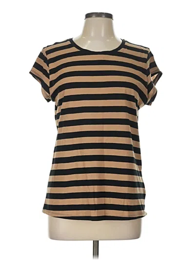 Pre-owned Universal Thread Short Sleeve T-shirt In Brown