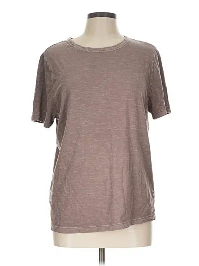 Pre-owned Universal Thread Short Sleeve T-shirt In Brown