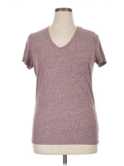 Pre-owned Universal Thread Short Sleeve T-shirt In Burgundy