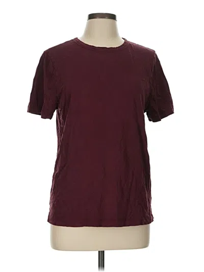 Pre-owned Universal Thread Short Sleeve T-shirt In Burgundy