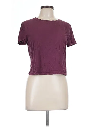 Pre-owned Universal Thread Short Sleeve T-shirt In Burgundy