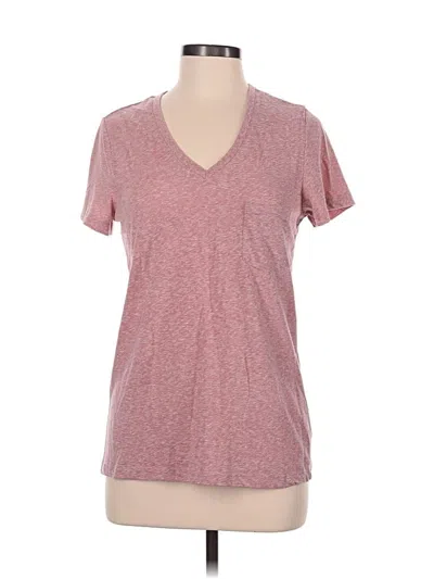 Pre-owned Universal Thread Short Sleeve T-shirt In Burgundy