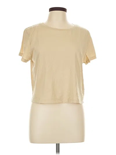 Pre-owned Universal Thread Short Sleeve T-shirt In Gold