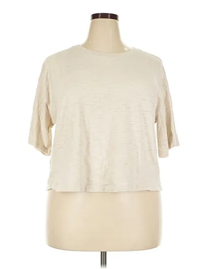 Pre-owned Universal Thread Short Sleeve T-shirt In Ivory
