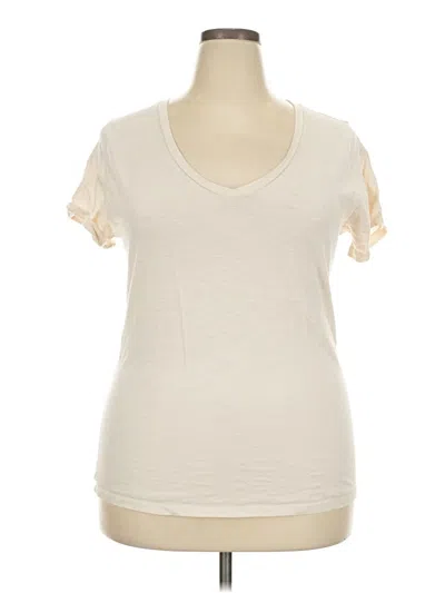 Pre-owned Universal Thread Short Sleeve T-shirt In Ivory