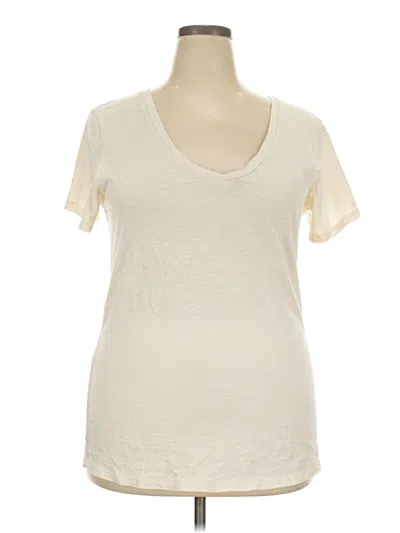 Pre-owned Universal Thread Short Sleeve T-shirt In Ivory