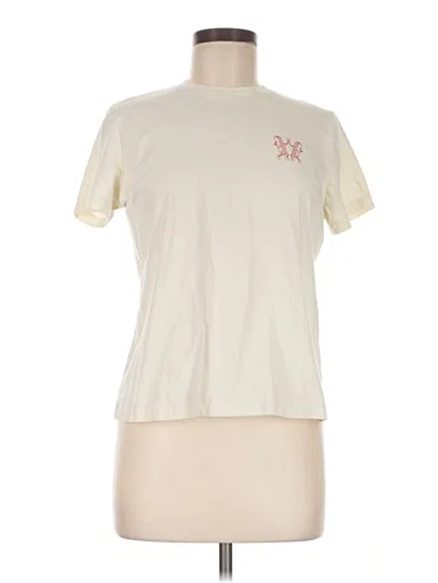 Pre-owned Universal Thread Short Sleeve T-shirt In Ivory