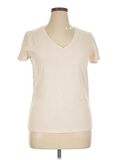 Pre-owned Universal Thread Short Sleeve T-shirt In Ivory