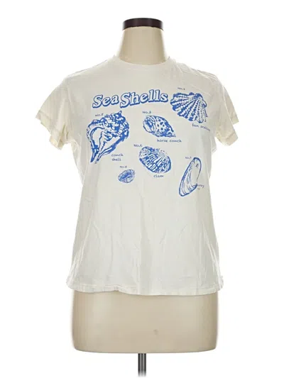 Pre-owned Universal Thread Short Sleeve T-shirt In Ivory