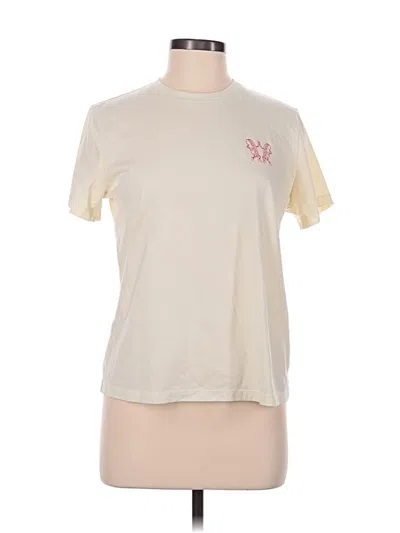 Pre-owned Universal Thread Short Sleeve T-shirt In Ivory