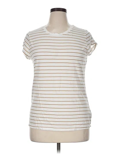 Pre-owned Universal Thread Short Sleeve T-shirt In Ivory
