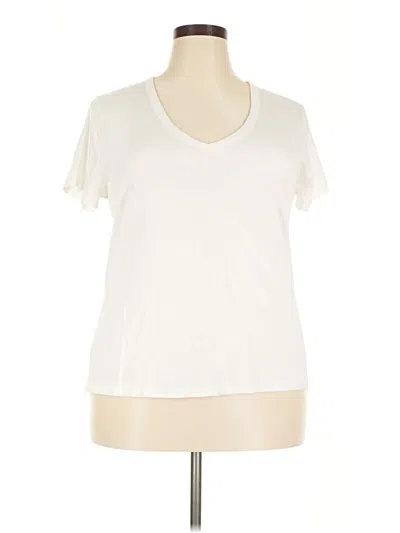 Pre-owned Universal Thread Short Sleeve T-shirt In Ivory