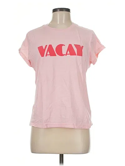 Pre-owned Universal Thread Short Sleeve T-shirt In Pink