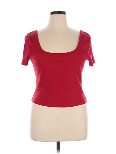 Pre-owned Universal Thread Short Sleeve T-shirt In Red