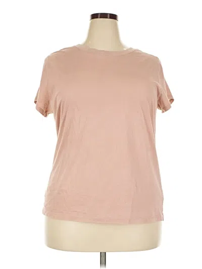 Pre-owned Universal Thread Short Sleeve T-shirt In Tan