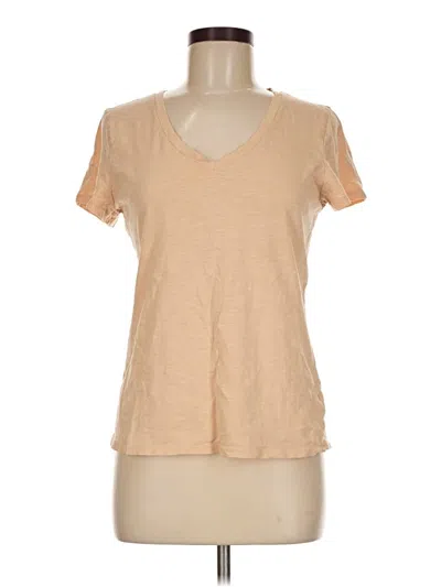 Pre-owned Universal Thread Short Sleeve T-shirt In Tan