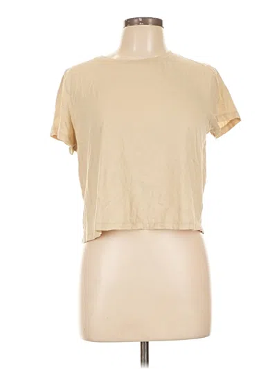 Pre-owned Universal Thread Short Sleeve T-shirt In Tan