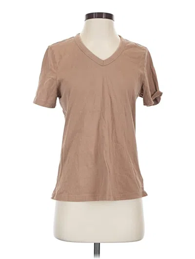 Pre-owned Universal Thread Short Sleeve T-shirt In Tan