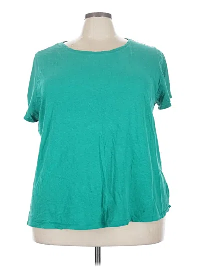 Pre-owned Universal Thread Short Sleeve T-shirt In Teal