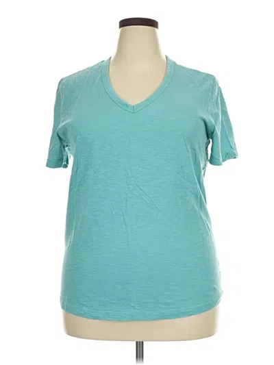 Pre-owned Universal Thread Short Sleeve T-shirt In Teal