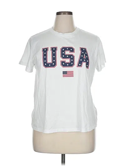 Pre-owned Universal Thread Short Sleeve T-shirt In White