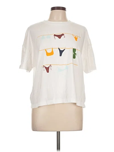Pre-owned Universal Thread Short Sleeve T-shirt In White