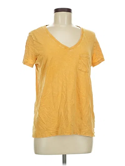 Pre-owned Universal Thread Short Sleeve T-shirt In Yellow