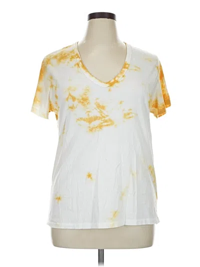 Pre-owned Universal Thread Short Sleeve T-shirt In Yellow