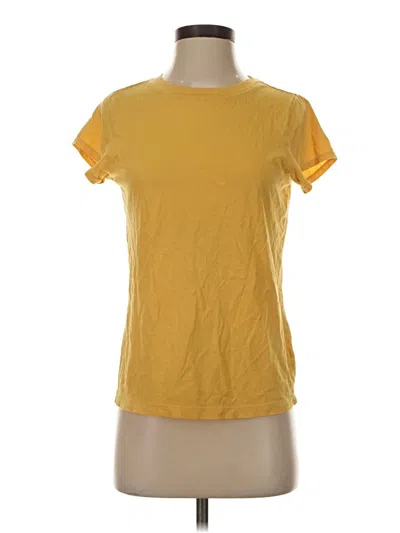 Pre-owned Universal Thread Short Sleeve T-shirt In Yellow