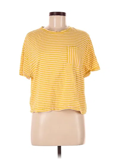 Pre-owned Universal Thread Short Sleeve T-shirt In Yellow