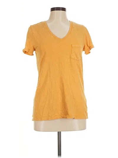 Pre-owned Universal Thread Short Sleeve T-shirt In Yellow