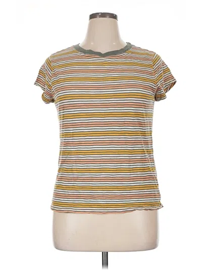 Pre-owned Universal Thread Short Sleeve T-shirt In Yellow