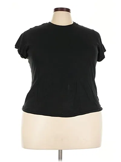 Pre-owned Universal Thread Short Sleeve Turtleneck In Black