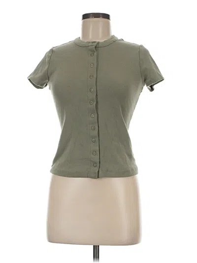 Pre-owned Universal Thread Short Sleeve Turtleneck In Green