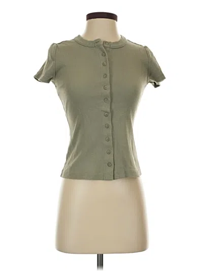 Pre-owned Universal Thread Short Sleeve Turtleneck In Green